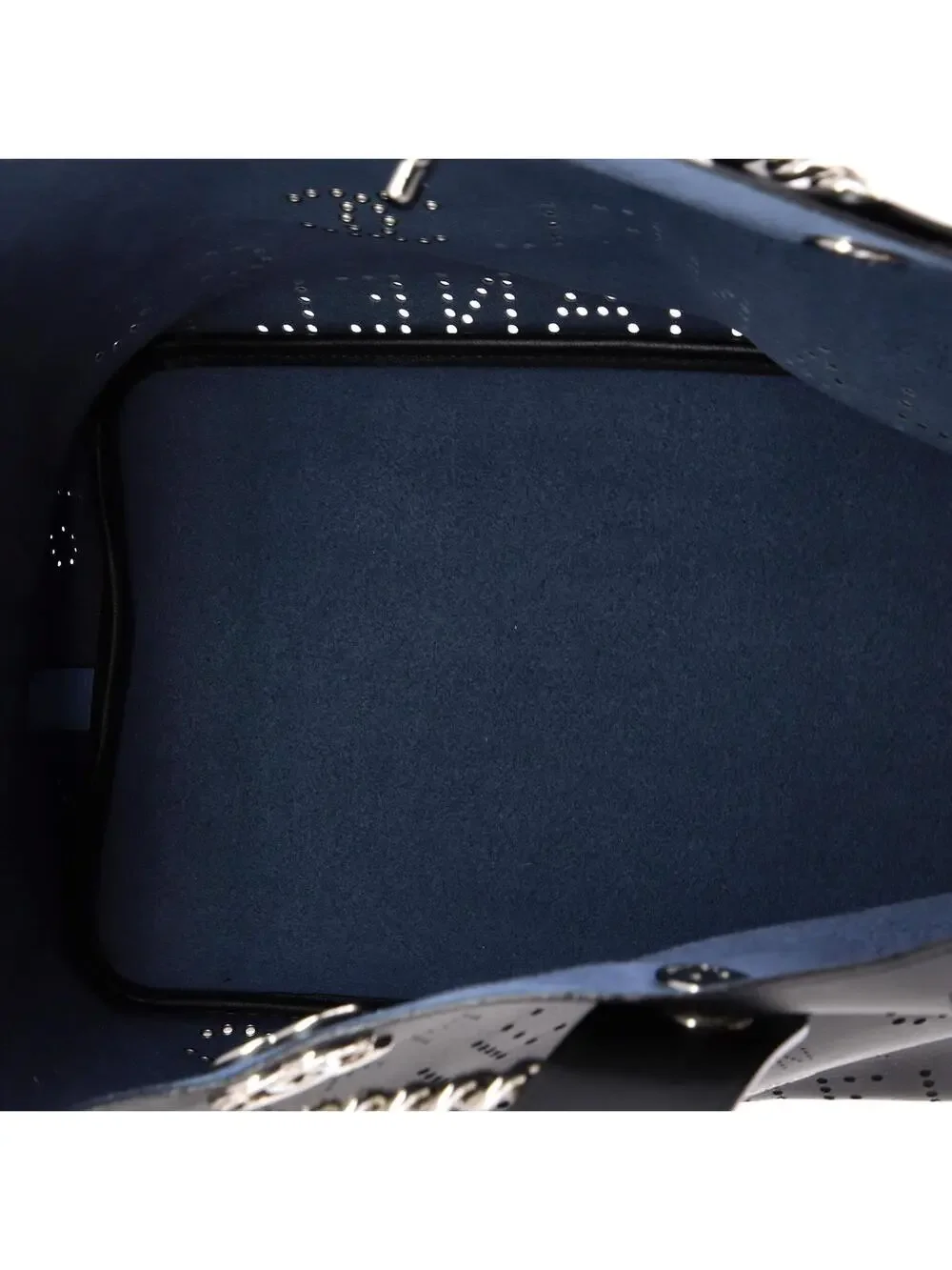 Chanel Logo Eyelets Shopping Tote #343757C38B